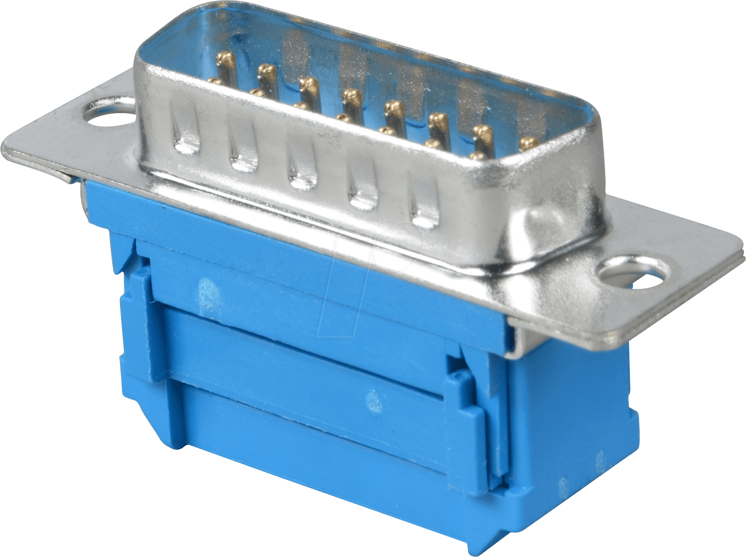 D-SUB ST 15FB - D-SUB-Stecker, 15-pol, Flachbandkabel, ohne Isolator