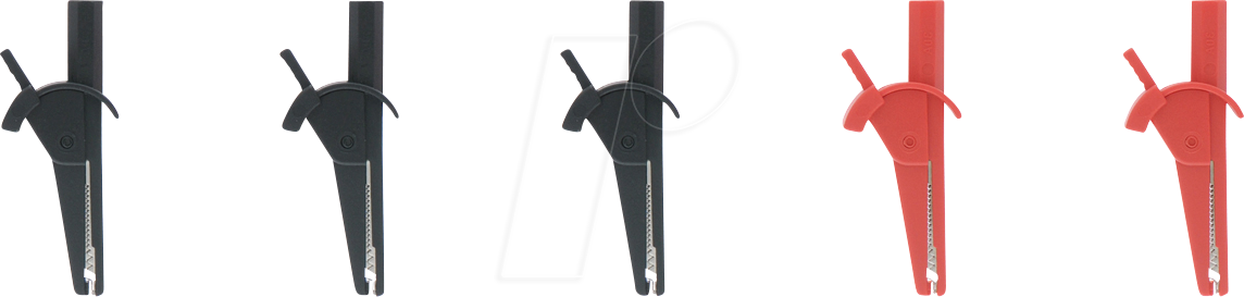 MTR S 2057 - Krokodilklemmen, 5er-Set