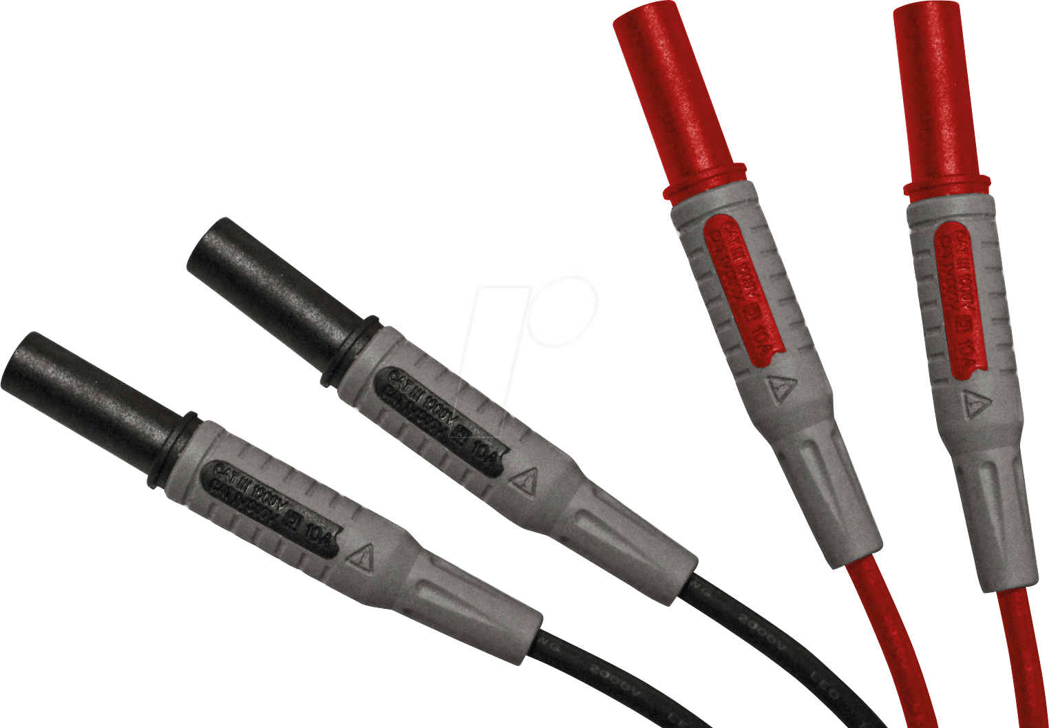 PEAKTECH 7020 - Verbindungsleitungen, 4 mm, Set