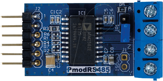 DIGIL 410-310 - Pmod RS485: Isolierte Hochgeschwindigkeits-Kommunikation