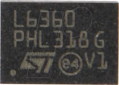 L6360 STM - IO-Link Master Transceiver,400Kbps,VFQFPN-26