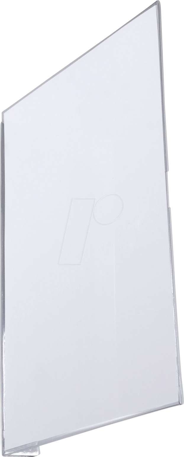 DURABLE 185719 - Gangschild, selbstklebend, A5, hoch, transparent, 10 Stück