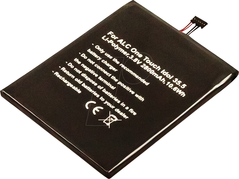 AKKU 13305 - Smartphone-Akku für Alcatel-Geräte, Li-Po, 2800 mAh