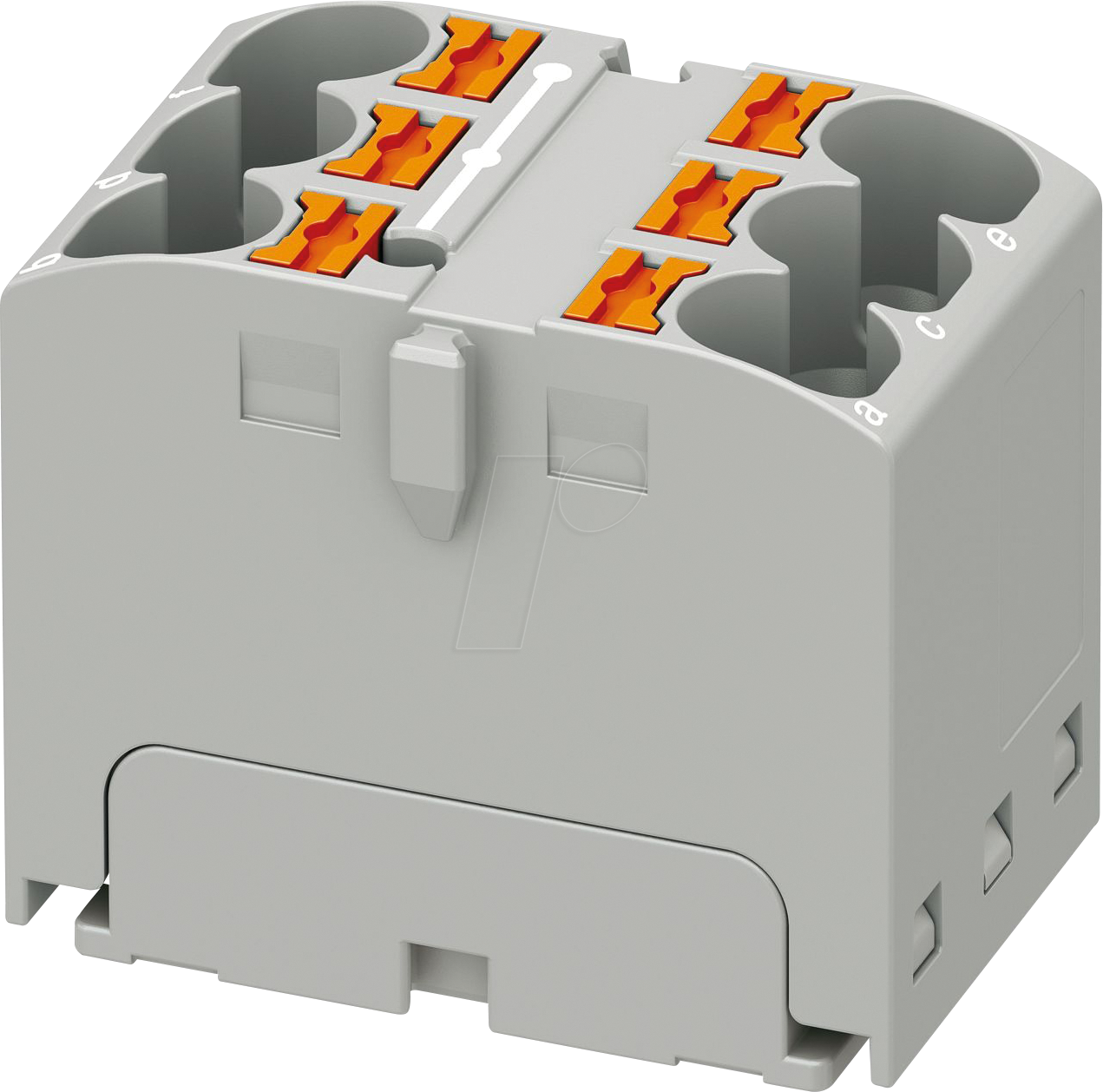PHOE 3273790 - Verteilerblock PTFIX, 6X4, grau