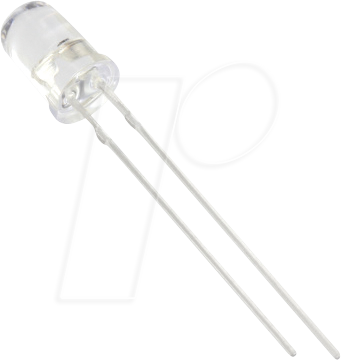 7206R1C-CSC-C - LED 5mm, bedrahtet, 2 Pin, rot, 4000 mcd, 25°