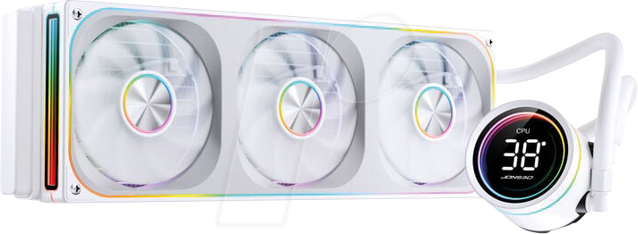 JNB 54426 - Jonsbo 360mm Wasserkühlung, ARGB, Display, weiß