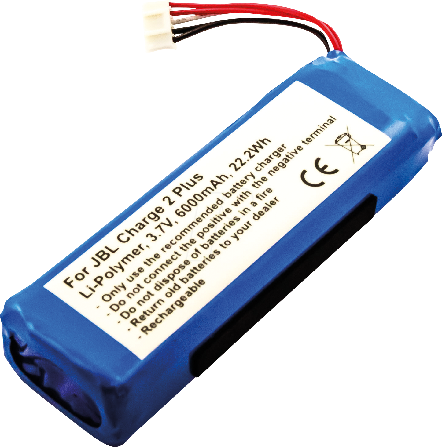 AKKU 30958 - Ersatzakku, JBL Charge 2 Plus, Li-Po, 6000 mAh