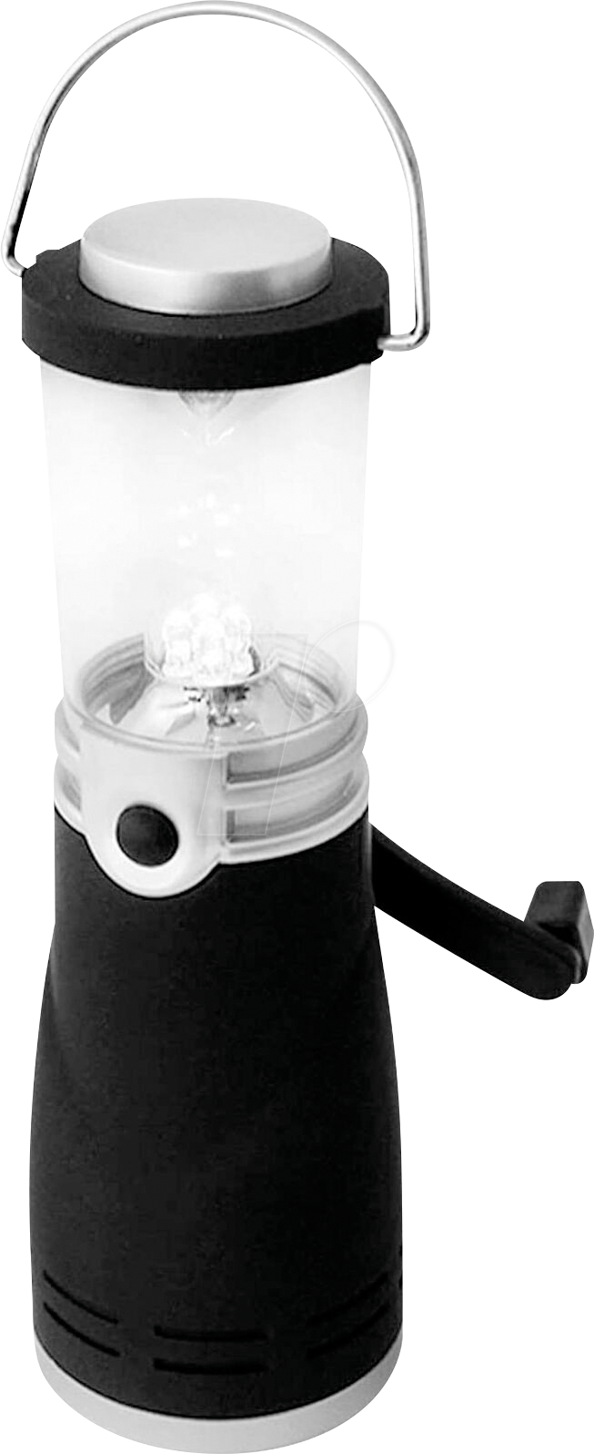EAXUS 55030 - LED-Taschenlampe, Dynamo mit Kurbel