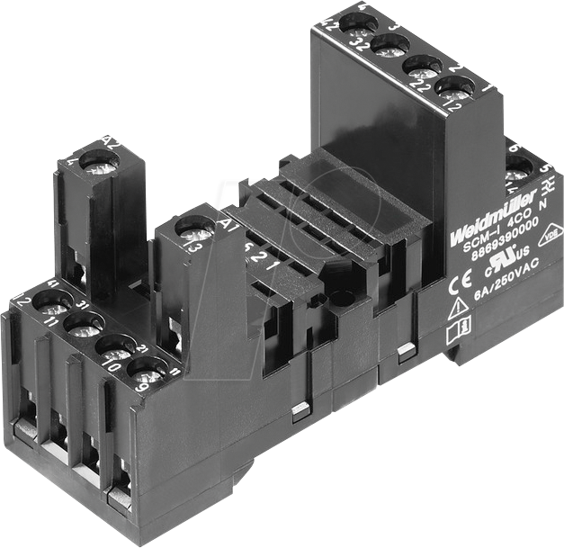 SCM-I 3CO - Relaissockel RIDERSERIES RCM für 3 Wechsler