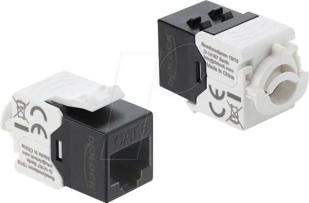 DELOCK 90794 - Keystone Modul RJ45 Buchse zu LSA Cat.6 UTP