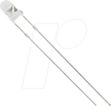 Thumbnail - 3034R1C-DSB-C - LED 3mm, bedrahtet, rot, 2000 mcd, 40°