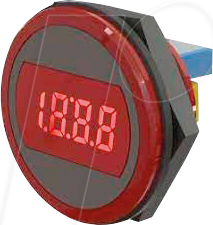 DMR20420BRC - LCD-Einbaumessgerät, Prozesskontrolle, rot, 4 - 20 mA