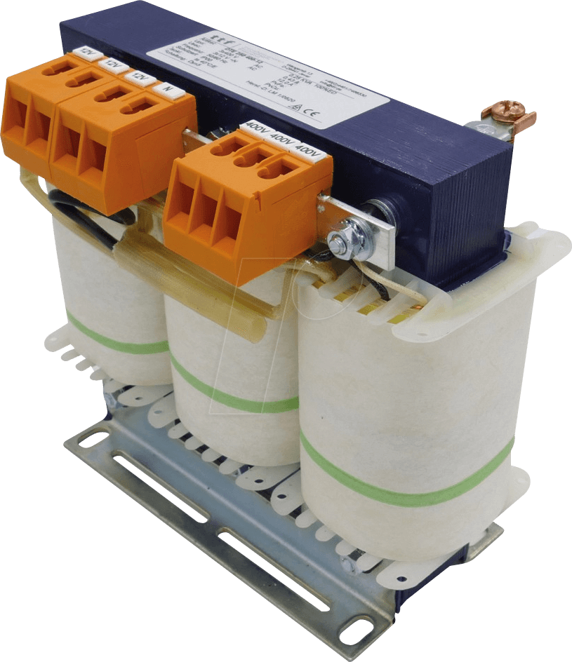 TTF DTE 250/12 - Drehstromtrenntrafo, 250VA, 400/12V