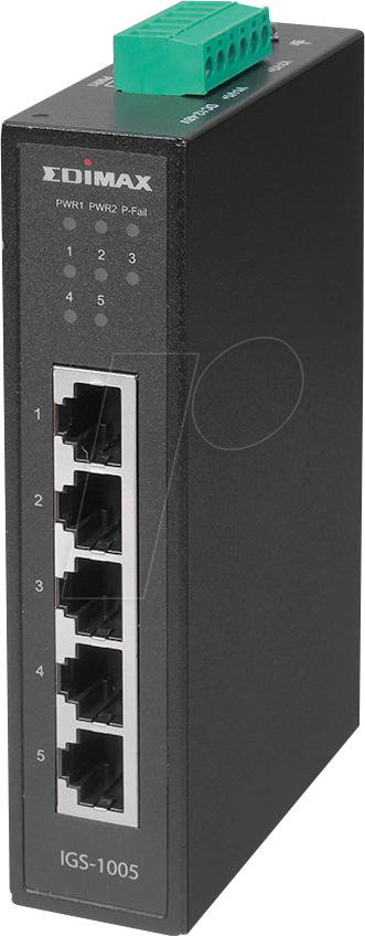 EDI IGS-1005 - Switch, 5-Port, Gigabit Ethernet