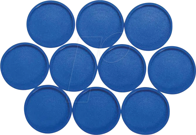 MAUL 6172335 - Magnete, 29 mm, blau, 10 Stück
