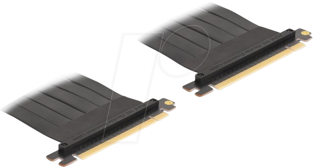 DELOCK 81500 - Riser Karte PCIe 3.0 x16 Stecker > Stecker, 20 cm Kabel