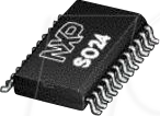 PCA 9555 D - 16-Bit I2C + SMBus I/O-Port, 400 kHz, SO-24