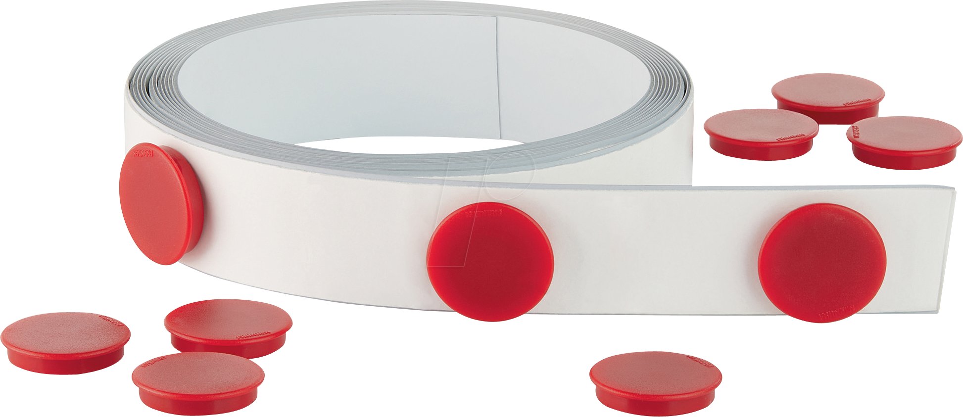 FRANKEN ST1305 - Magnetband, 35 mm x 5 m, weiß