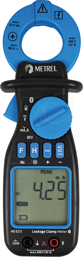 MTR MD 9273 - Leckstromzange MD 9273, digital, Bluetooth®