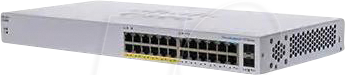 Thumbnail - CISCO CBS11024PP - Switch, 24-Port, Gigabit Ethernet, RJ45/SFP, PoE