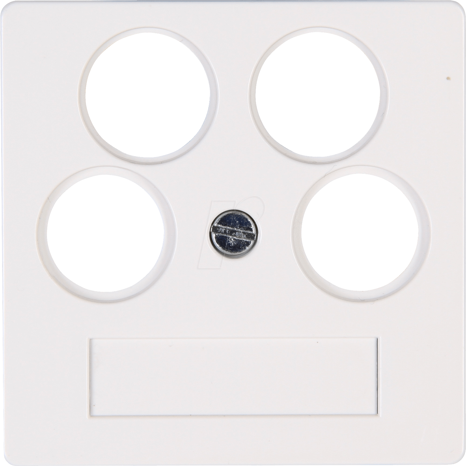 EL 07 491829003 - Abdeckung-Antennendose - 4-fach, HK07 reinweiß