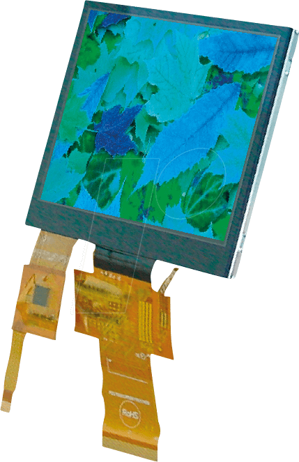 EA TFT035-32ATS - TFT-Display 3.5'', 70x53mm, 320x240 Dot, 24bit RGB, PCAP-Touch