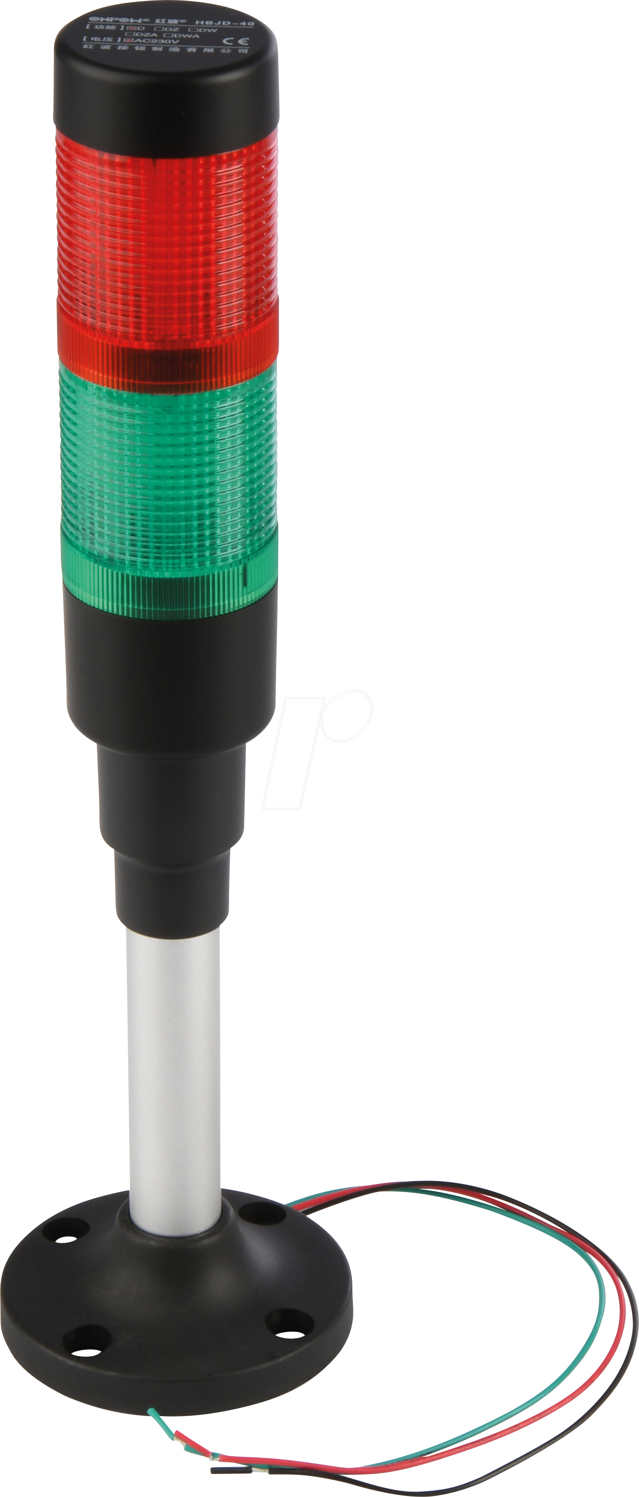 HBJD-D2RG230B - Signalampel, rot/grün, LED, 230 V AC