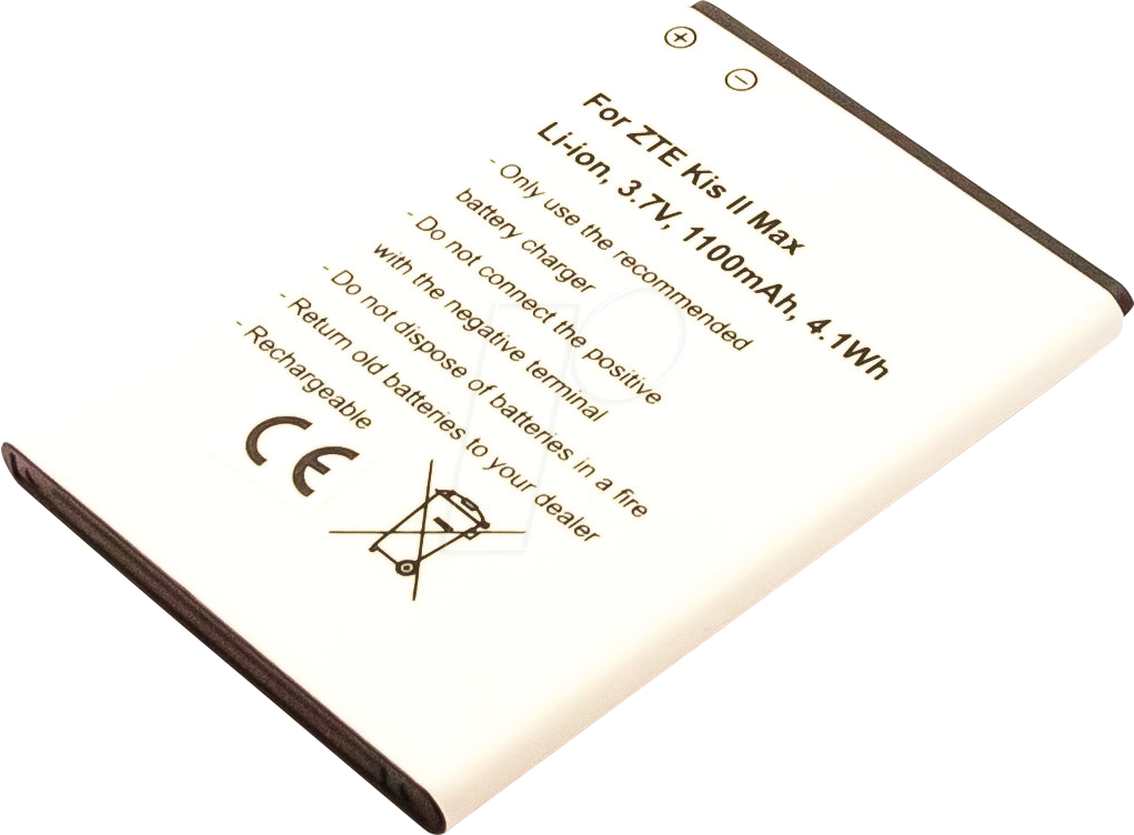 AKKU 30686 - Smartphone-Akku für ZTE-Geräte, Li-Ion, 1100 mAh
