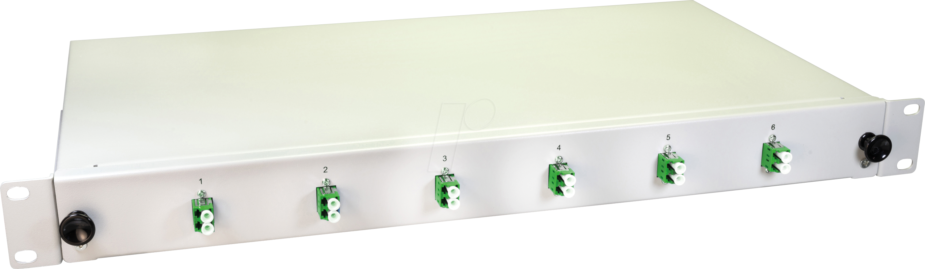 Thumbnail - LW 12E09OS2DLCA - 19'' LWL Spleißbox, 6x LC/APC Duplex OS2, 1HE