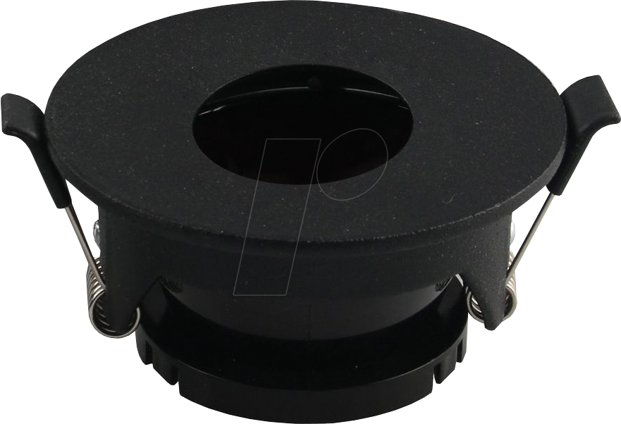 OPT 2036 - Deckeneinbauring, GU10, rund, schwenkbar, schwarz