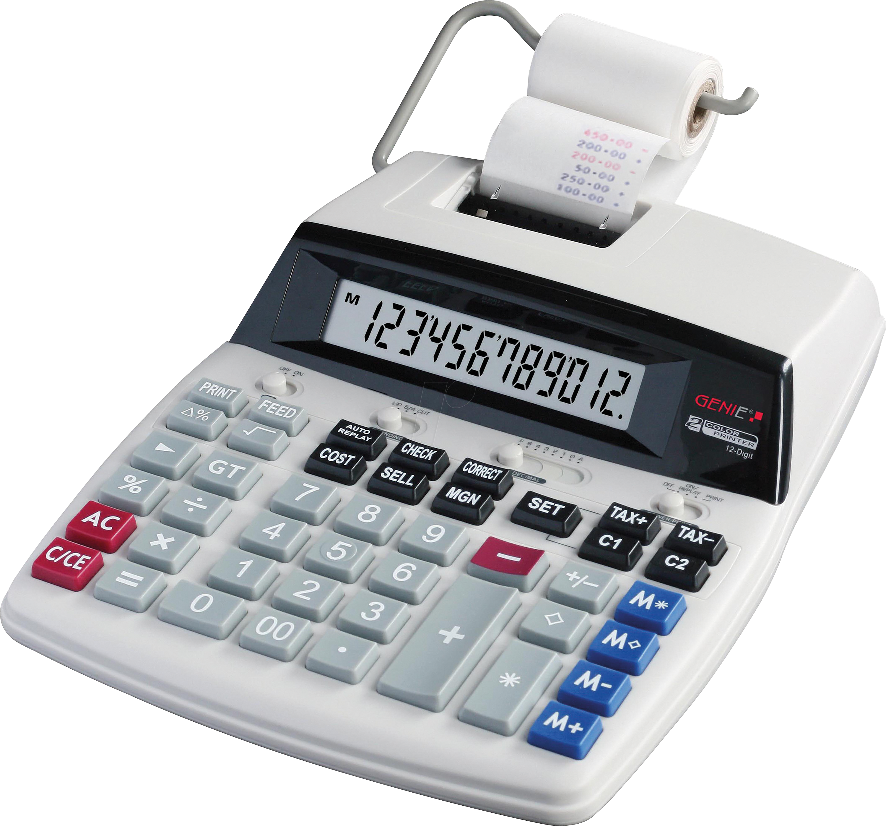 GENIE D69PLUS - Druckender Tischrechner GENIE D69 PLUS