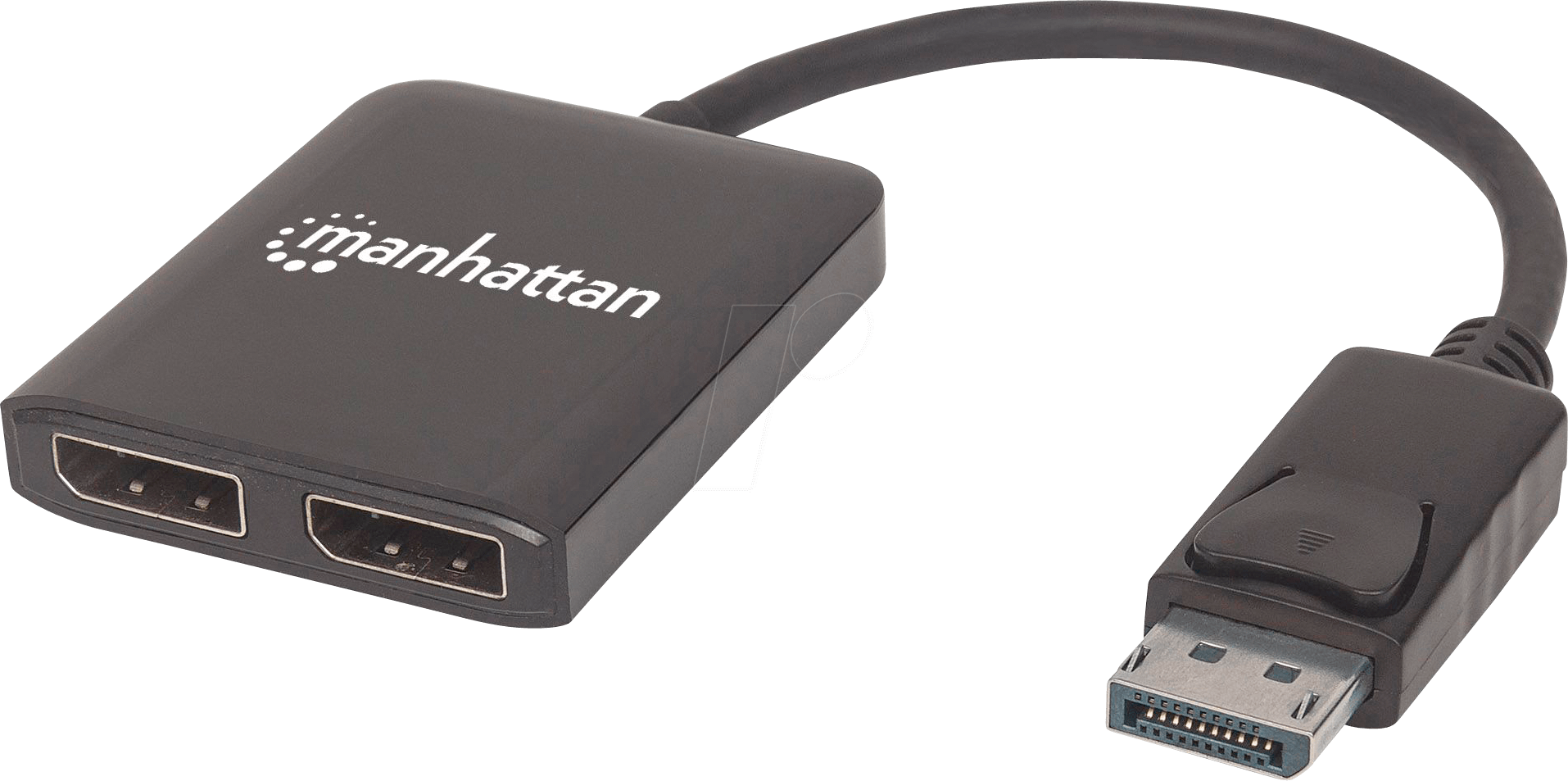 MANHATTAN 207768 - DisplayPort Adapter, DP Stecker auf 2x DP Buchse