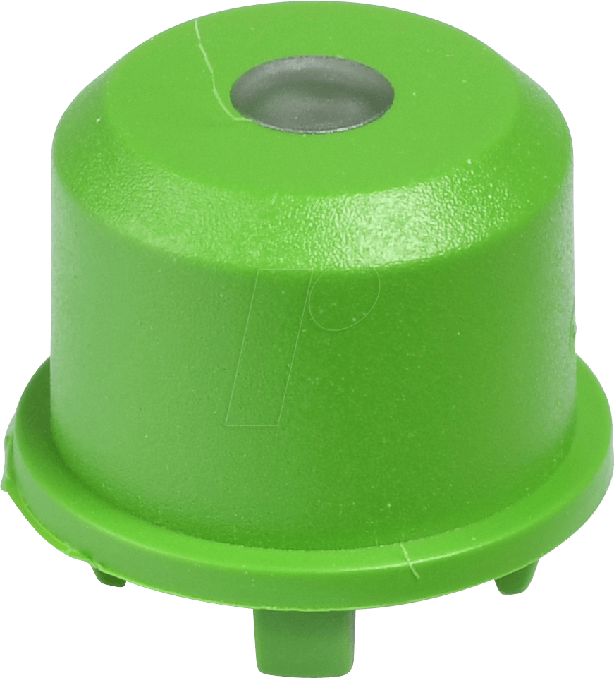 KAPPE 1ES TRGN - Kappe Multimec 5, Ø9,6mm, gn, Linse trans.