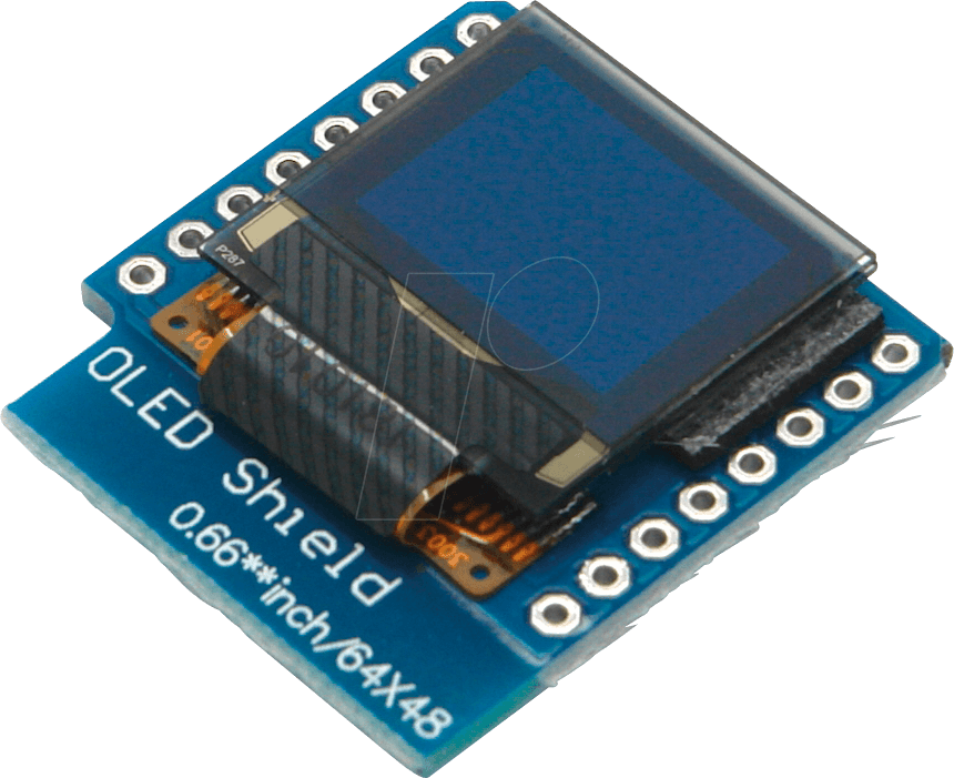 D1Z OLED 0.66 - D1 Shield - OLED-Display 0,66'' (1,67 cm)