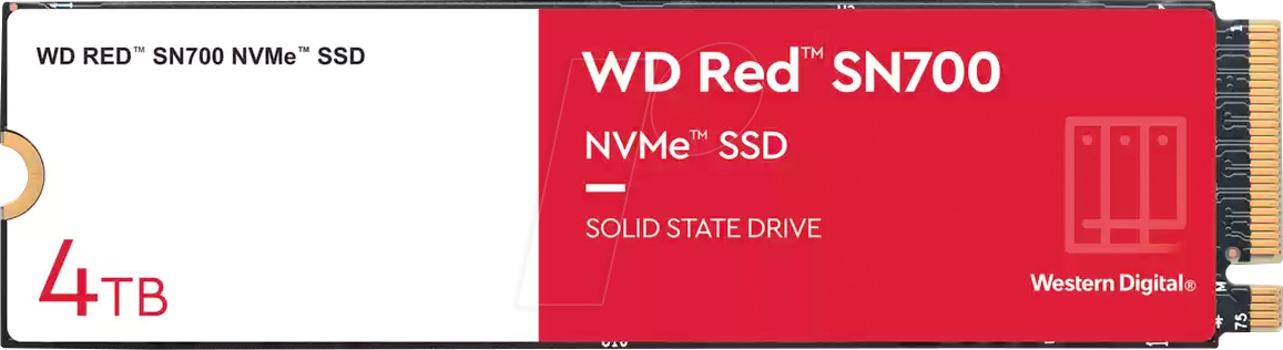WDS400T1R0C - WD Red SN700 NAS NVMe SSD 4TB, M.2