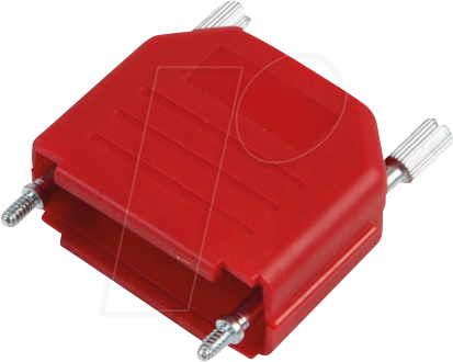 MHDPPK15-R-K - D-Sub Kappe, 15-polig, gerade, rot