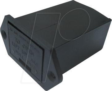 ROB9VSCHUB - Batteriefach für 1 x 9V Block, Frontplatteneinbau