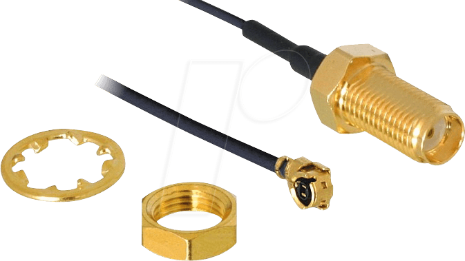 DELOCK 88417 - WLAN Kabel, SMA Buchse, I-PEX Stecker
