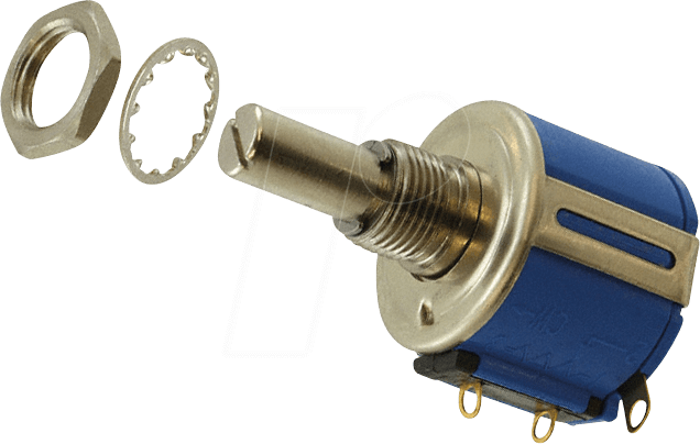 BOU 3543S1103L - Drahtpotentiometer, 10 kOhm, 6,35 mm