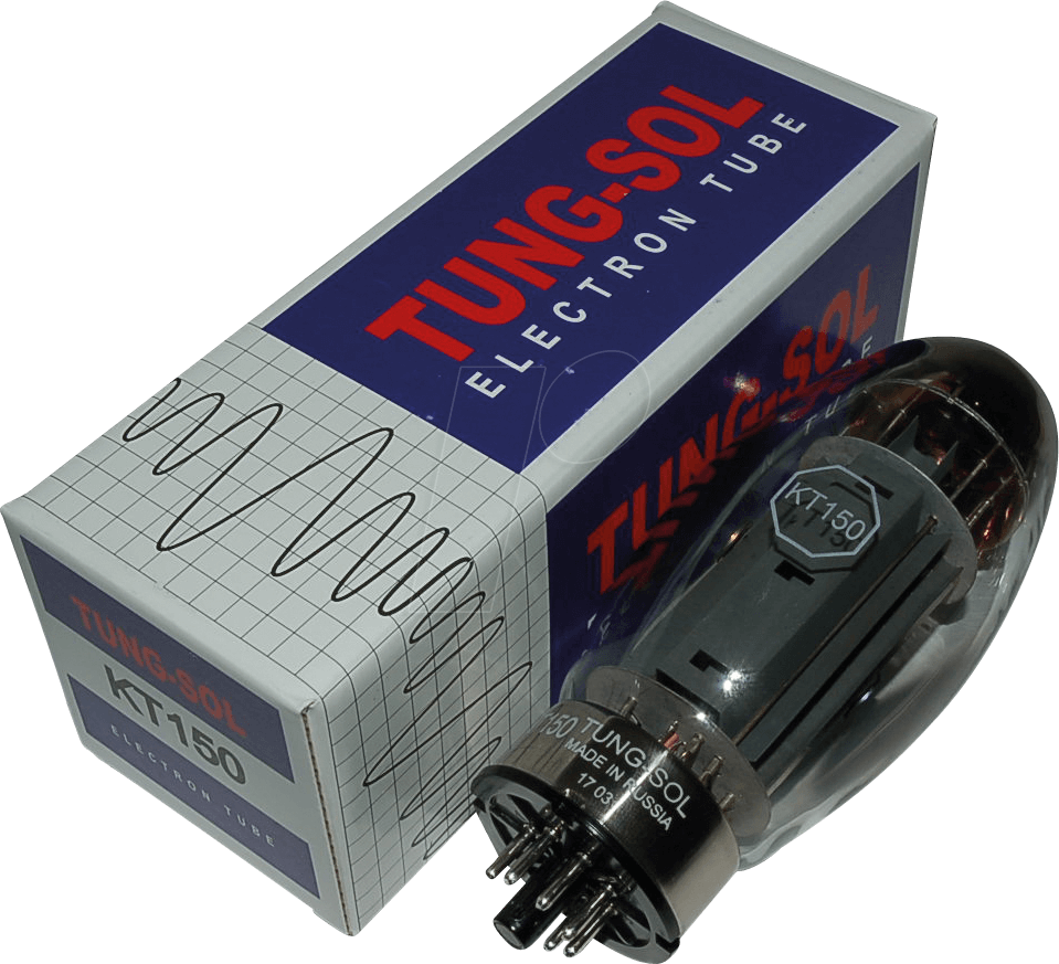 TUBE KT150 - Elektronenröhre, Leistungsröhre, Octal, 8-pol, 6,3 V