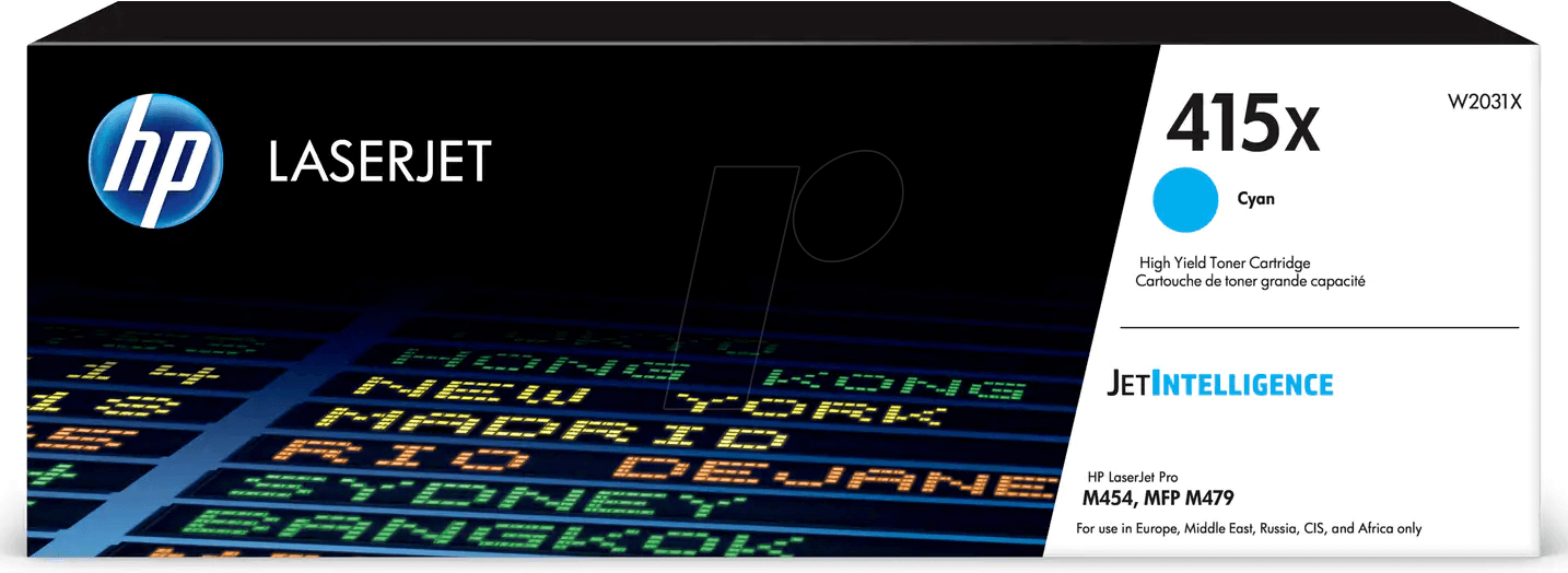 TONER W2031X - HP-Toner, cyan, 415X, original