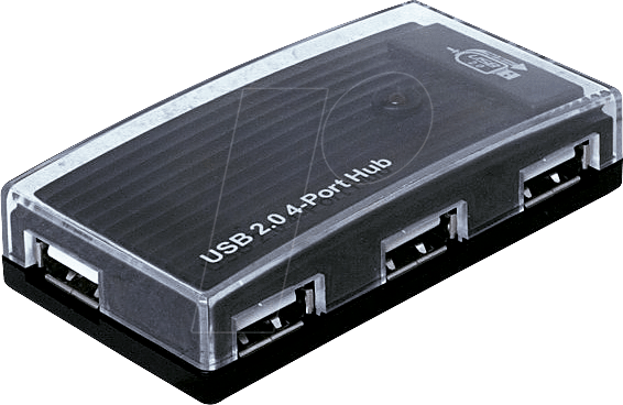 DELOCK 61393 - USB2 4-Port Hub 2.0 mit Netzteil