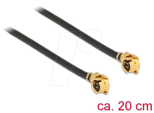 DELOCK 89608 - Antennenkabel MHF®, Stecker, 1,13 20 cm