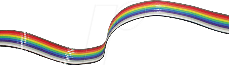 Thumbnail - ECON 28AWG25F - Flachbandkabel 28AWG 25 polig farbig 30,5 m 1,27 mm