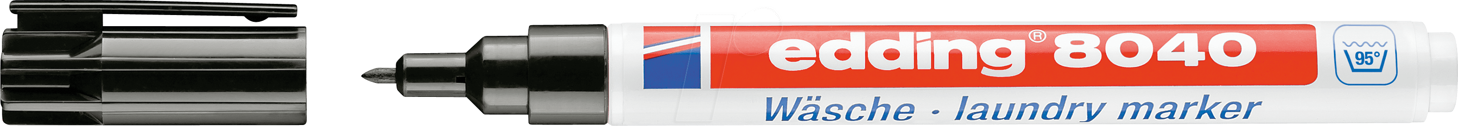 EDDING 8040SW - Wäschemarker, schwarz