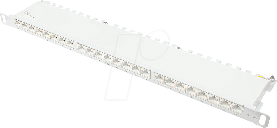 GC N0141 - Patchpanel 19'', 24-Port, Cat.6a, 0,5 HE