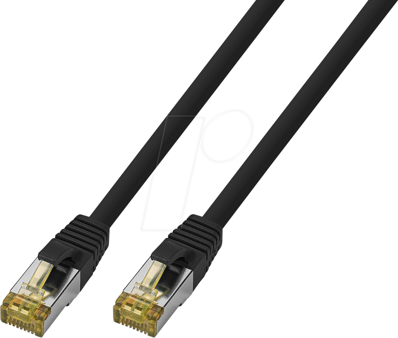 TTL 1812HF-5,0M - Patchkabel, Cat.6a, S/FTP, 5 m schwarz