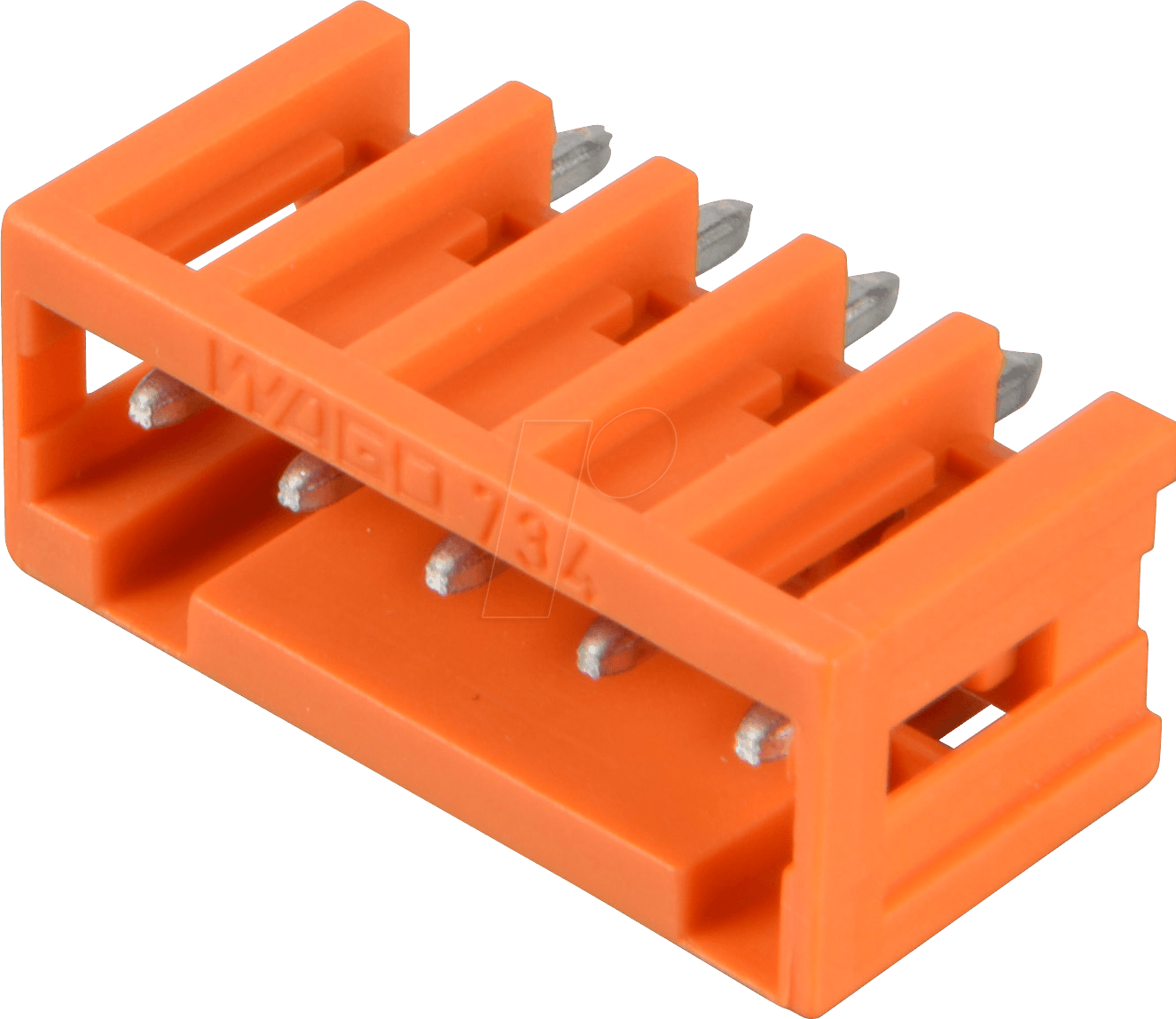 WAGO 734-235 - Print-Stiftleiste, Mini, RM 3,81, gerade, 5-polig