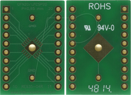 RE 935-04R - Multiadapter QFN20 & LFCSP20 P=0,65 mm