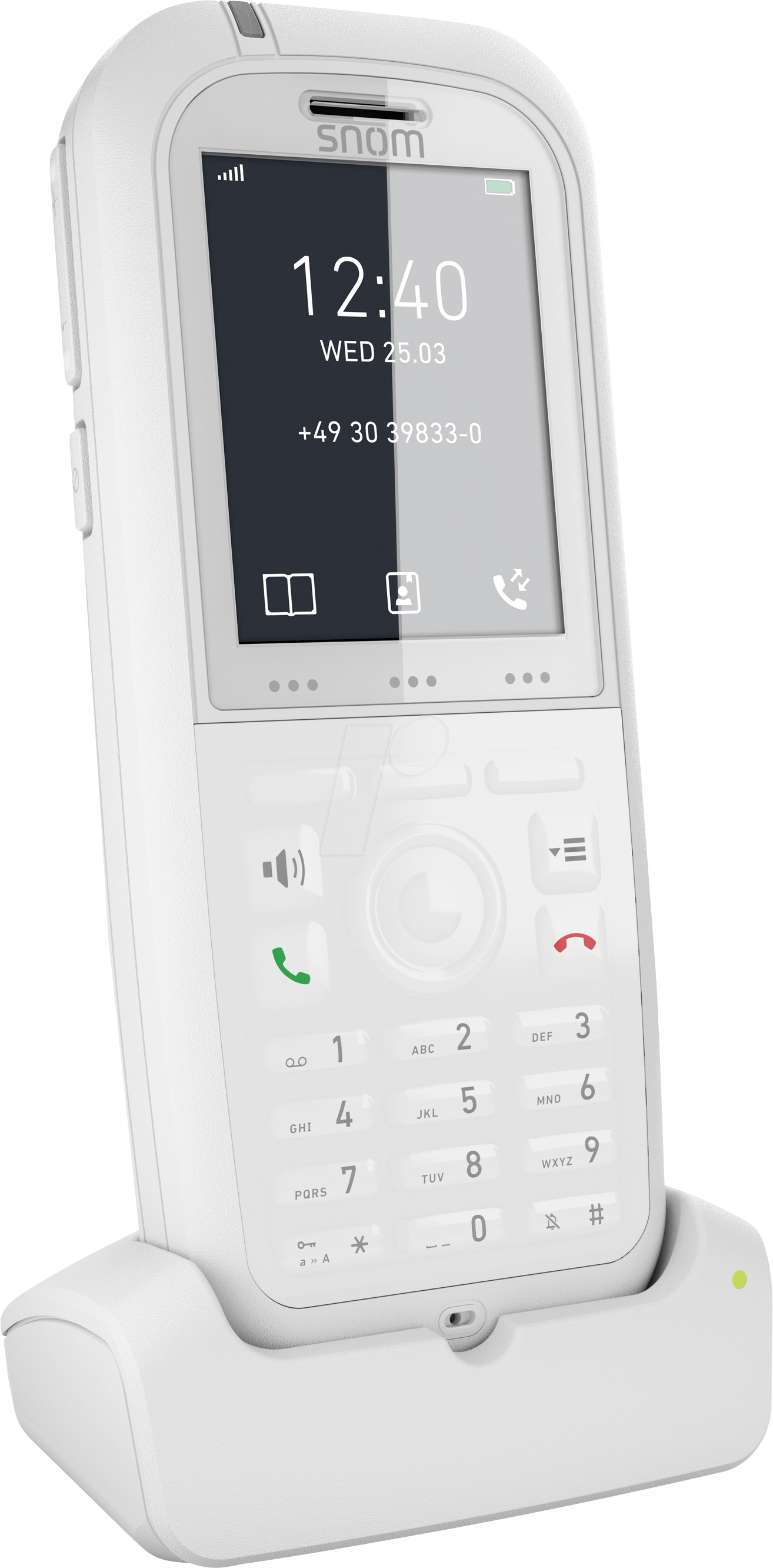 SNOM M90 - Robustes und antibakterielles DECT Mobilteil